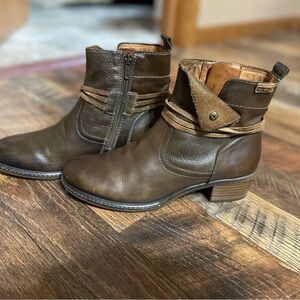 Pikolinos Leather Booties
